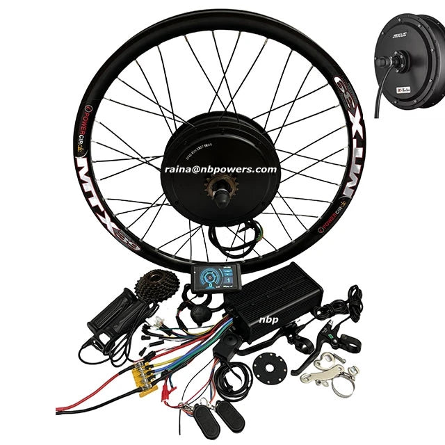 Gadgetek 72V 3000W E-bike Kit – 80km/h Max Speed, 7-Speed, 80A Controller, UKC1 Display, 26"/27.5"/29" Wheel Options